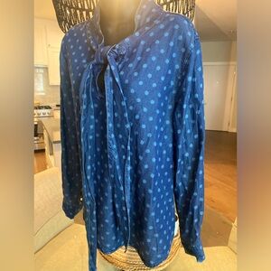 Denim shirt , MAX JEANS brand denim long sleeved blouse